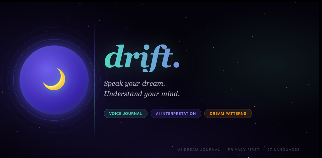 Drift App Showcase Banner